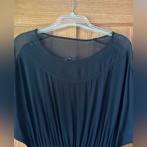 Express Brand Dress Size Small Black Rayon/polyester - Picture 2 of 9